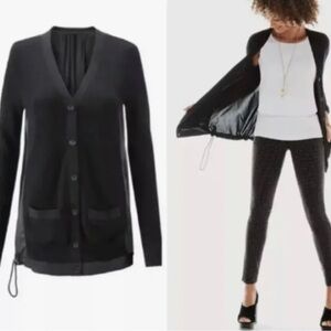 CAbi Black Cardigan Windbreaker Style #5143 small S